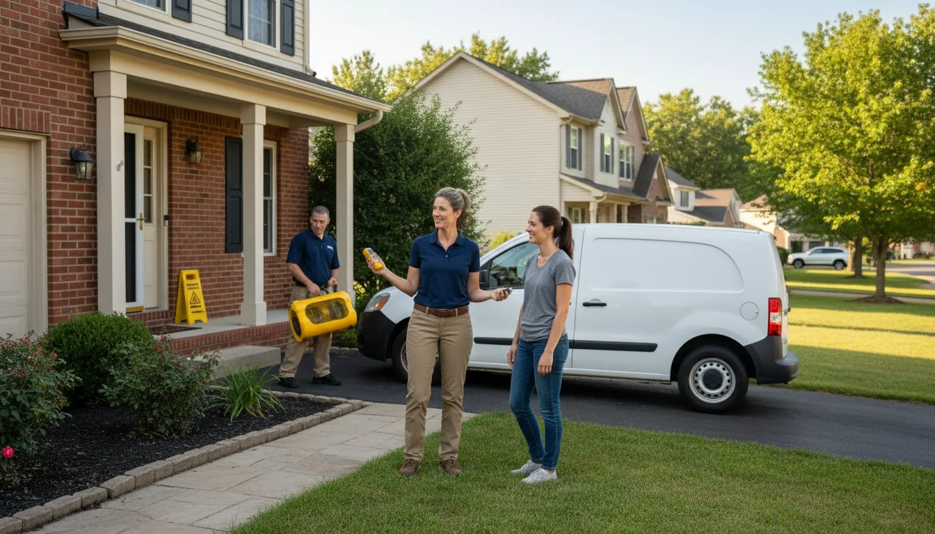 Residential water damage restoration in Reidsville, NC